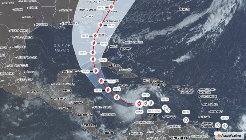Tropical Storm Ian sets sights on Florida