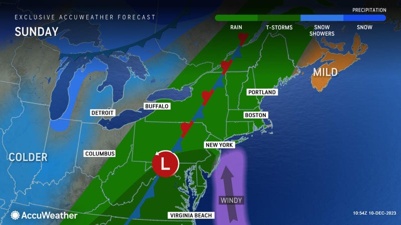 Officials are preparing for a winter storm coming in Sunday night.