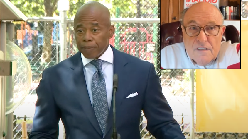 GIULIANI FIRES BACK AT ADAMS: Says mayor is 'idiot' for suggesting he be arrested over SI 'slap'