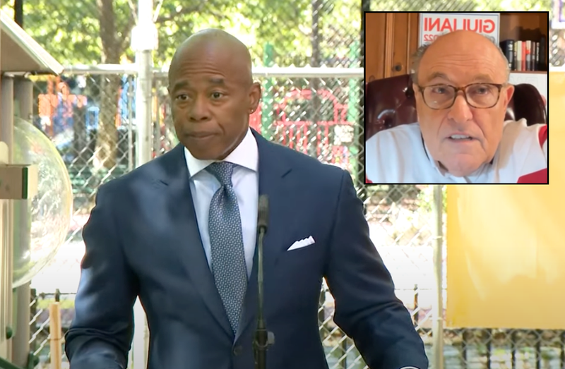 Adams said Giuliani should be investigated for "falsely reporting" an assault by a ShopRite worker on Staten Island