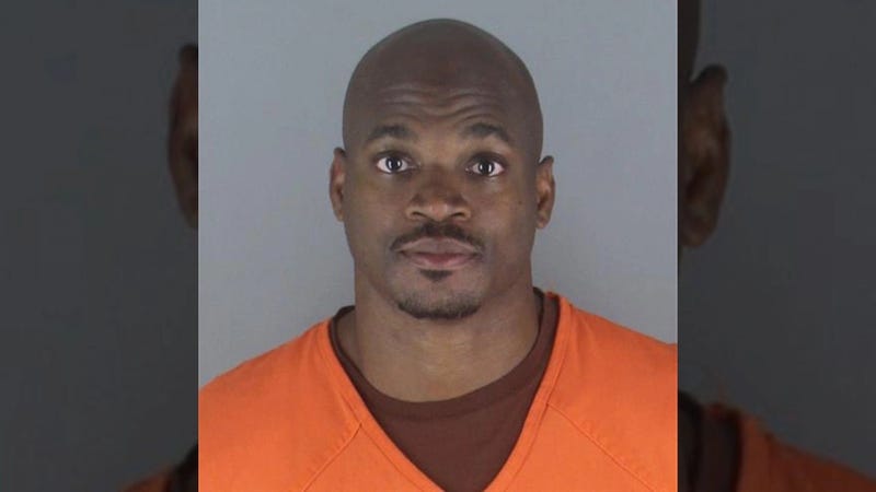 Adrian Peterson mug shot 