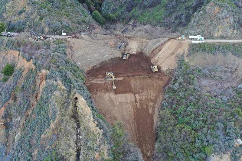 Caltrans announced they are set to reopen highway 1 at Rat Creek by April 30, two months ahead of schedule. 