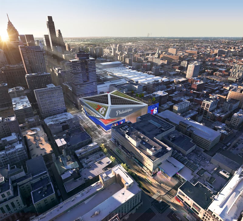 76ers announce plan to build $1.3B arena in Center City