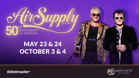 Air Supply 50th Anniversary Tour
