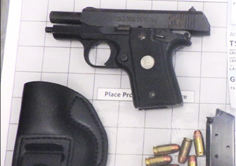 Gun stopped by TSA on 10-8-23