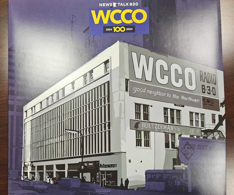 The album cover for WCCO's 100th Anniversary celebration. 