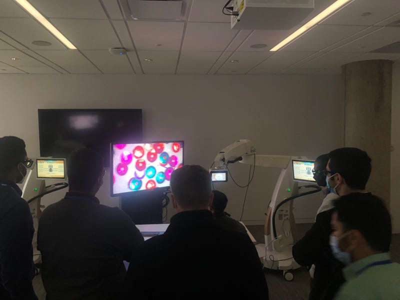 Fort Worth Medical School students tour Alcon campus