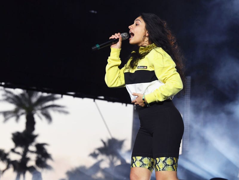 Alessia Cara performs with Zedd at Coachella Stage during the 2019 Coachella Valley Music And Arts Festival on April 21, 2019 in Indio, California