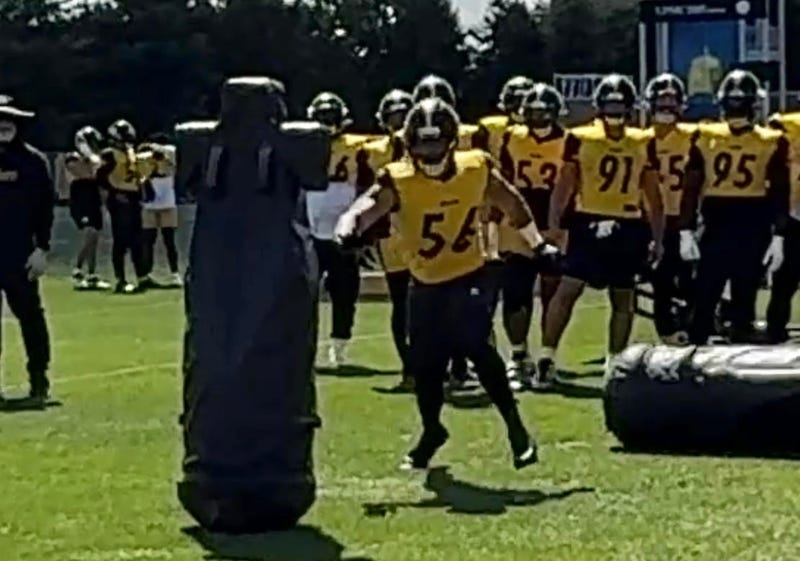 Alex Highsmith in drills