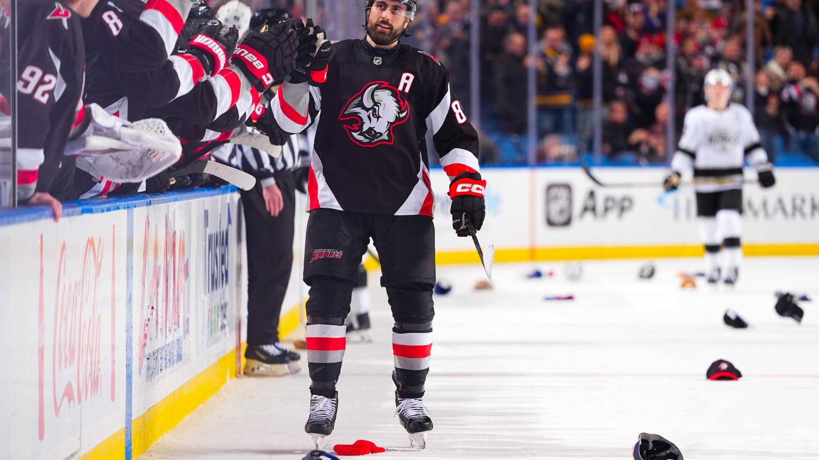 Tuch's hat-trick lifts Sabres over Kings