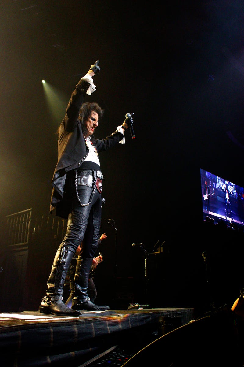 Alice Cooper standing on stage