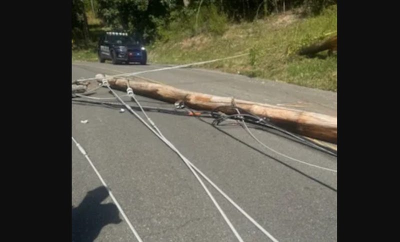 Scene of an accident involving Aliquippa Jr. High football players