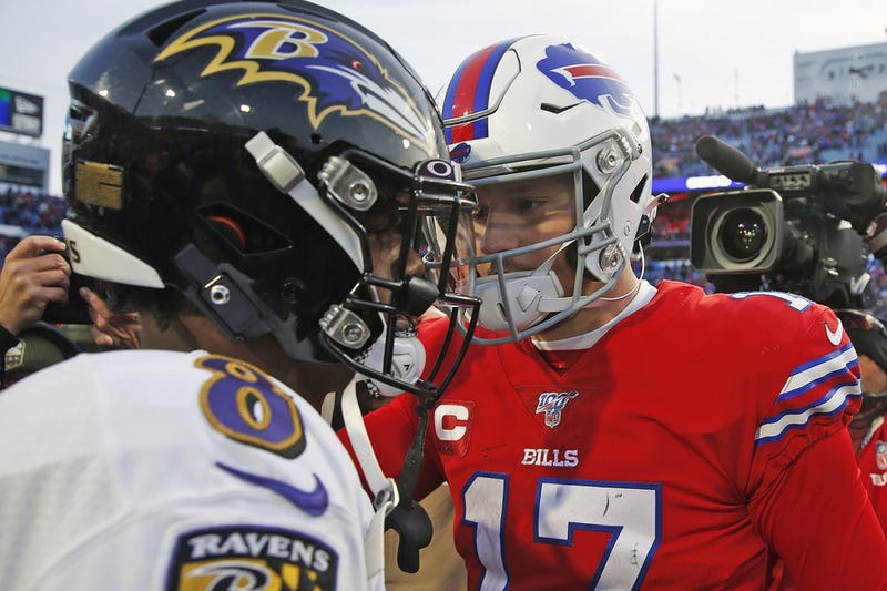 Lamar Jackson and Josh Allen