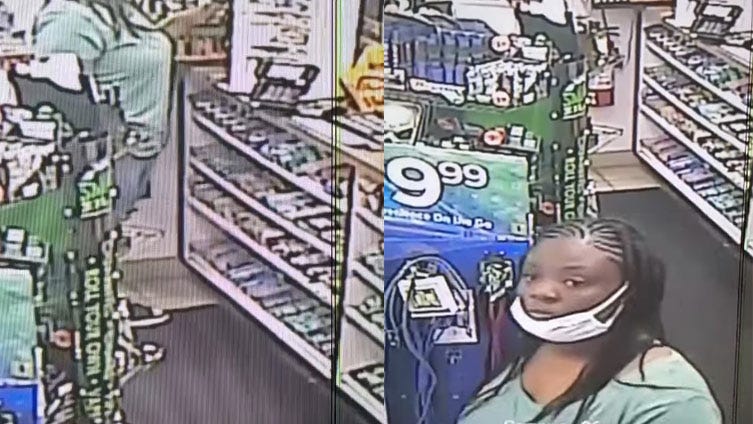 Woman starts fire at Allen Park gas station to distract while shoplifting [VIDEO]