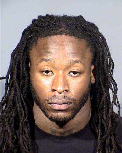 Booking photo of Alvin Kamara