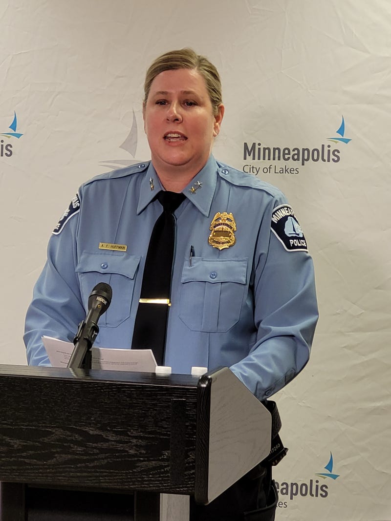 Minneapolis interim police chief Amelia Huffman.