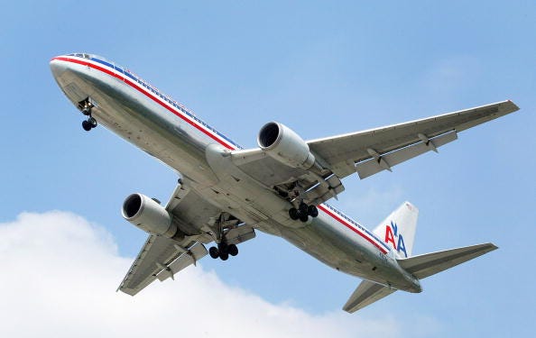 American Airlines plane