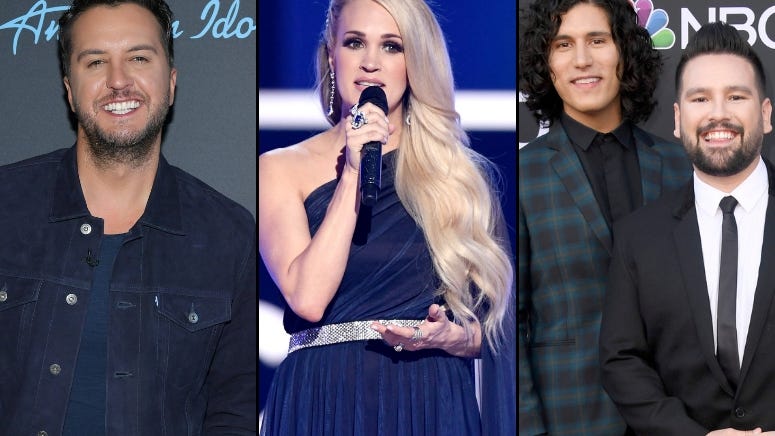Luke Bryan, Carrie Underwood, and Dan + Shay Performing on 'American Idol' Finale