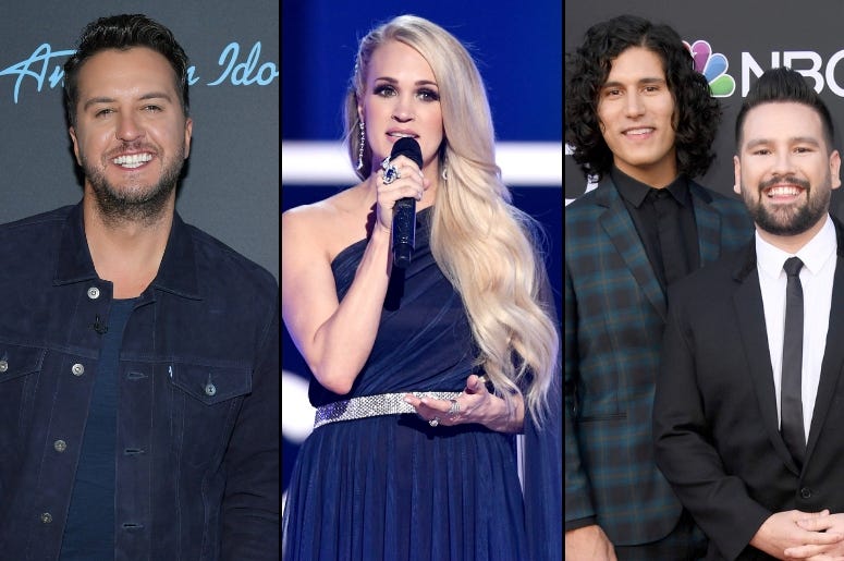 Luke Bryan, Carrie Underwood, Dan and Shay
