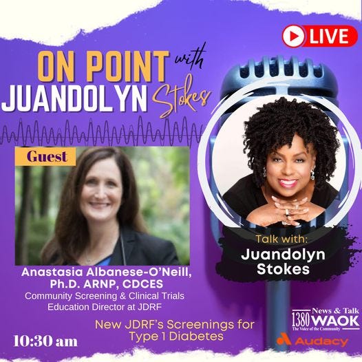 Let's talk type 1 diabetes prevention with Dr. Anastasia Albanese -O' Neill