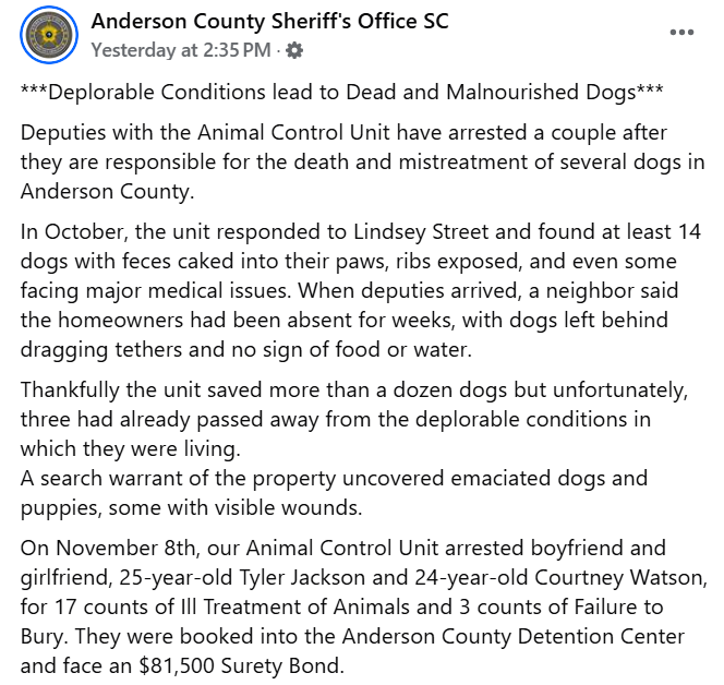 ACSO Facebook Page