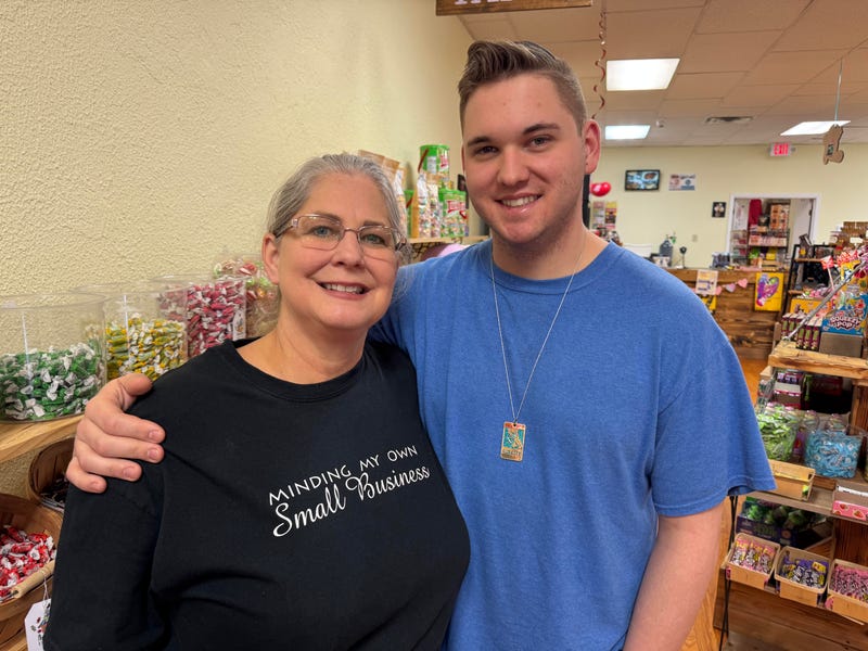 Andi McMillan and her son Brandon
