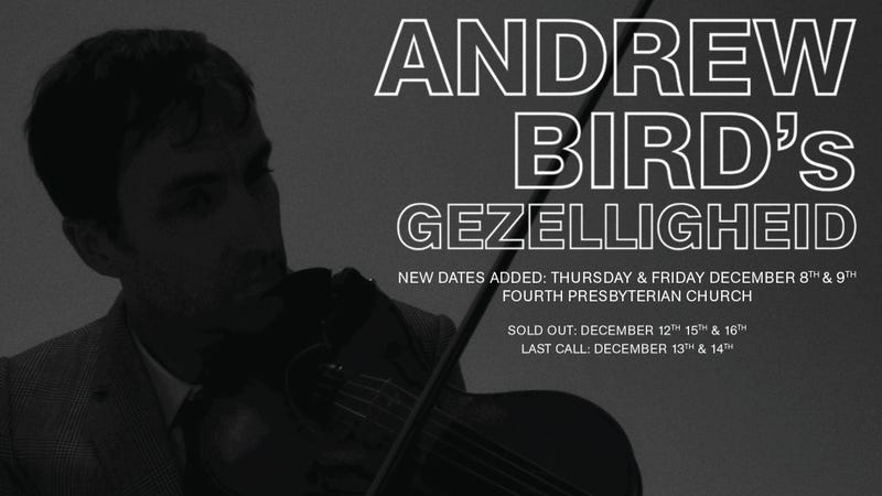 Andrew Bird's Gezelligheid Concerts at Fourth Presbyterian Church