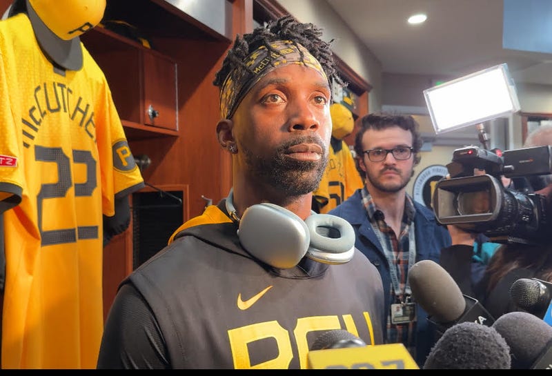 Andrew McCutchen at stall