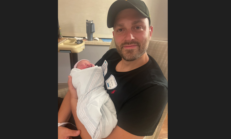 Andrew Fillipponi with his daughter Stella