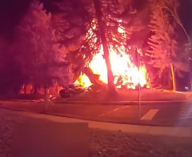 Body camera footage captures Ann Arbor home collapsing after propane explosion