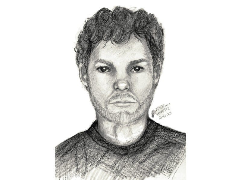 Sketch of suspect in Ann Arbor sexual assaults