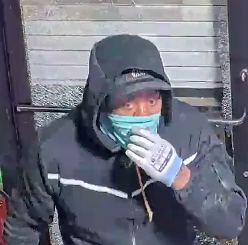 Close up of suspect