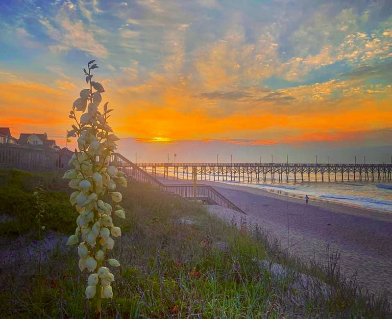 Surf City, North Carolina at sunrise