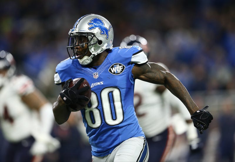 WR Anquan Boldin runs downfield in a 2016 game.