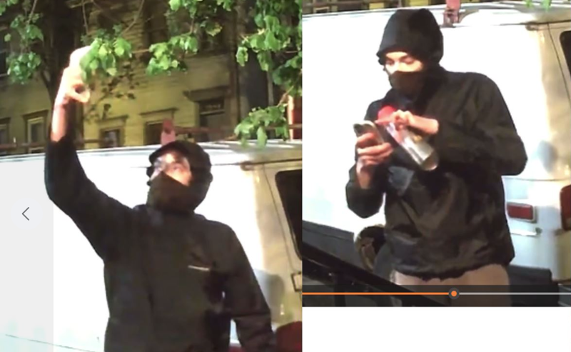 Ethnic intimidation suspect