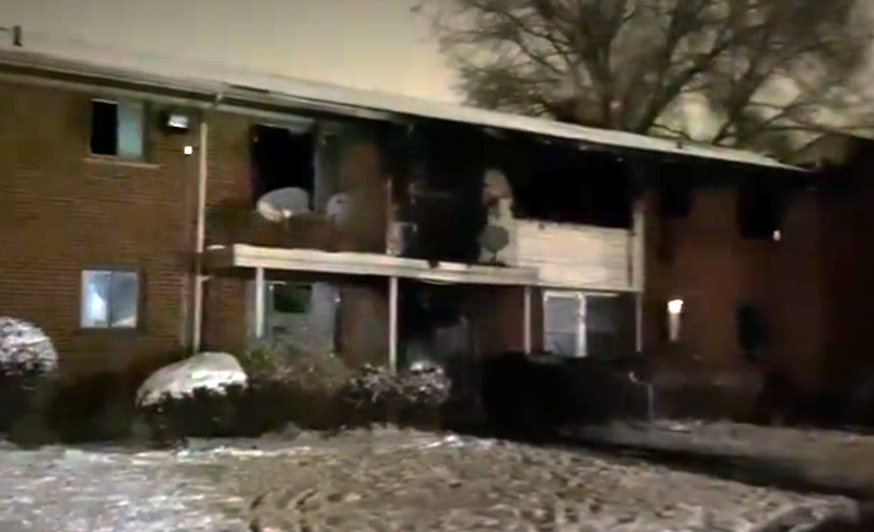 Detroit apartment fire