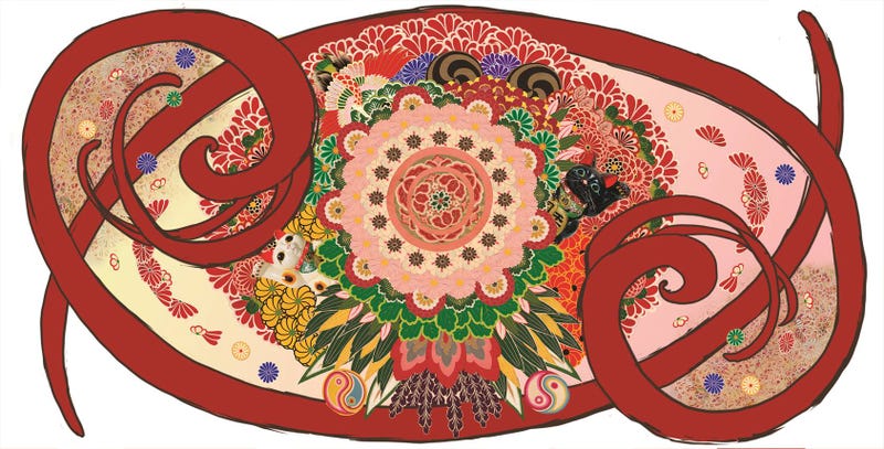 "Argyle-O-Rama," sheet metal with baked ceramic surface for station corridor wall inside Argyle Station.