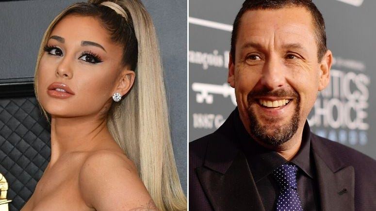 Ariana Grande Recreated 'The Waterboy' and Adam Sandler Approves