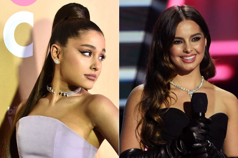 Ariana Grande and Addison Rae