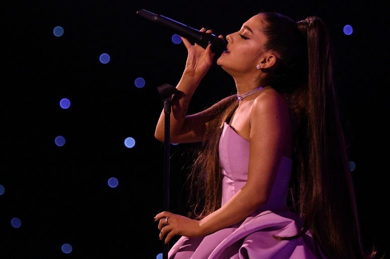 Ariana Grande's New '7 Rings' Tattoo Actually Translates to “Small Charcoal Grill”