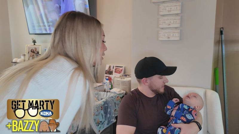 Arianna meets baby Maverick and Jesse.