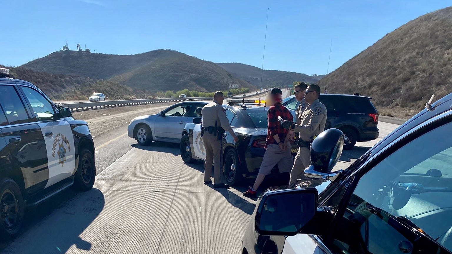 Driver, passenger arrested following CHP pursuit