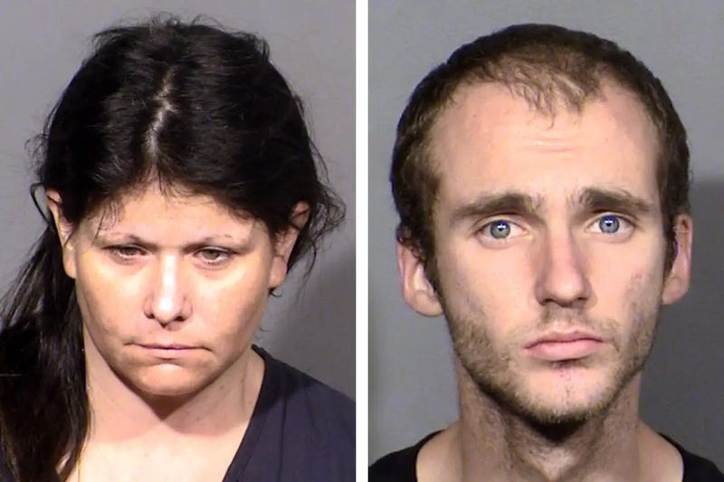 Arson suspects Amber Cruz (L) and Daniel Rodriguez