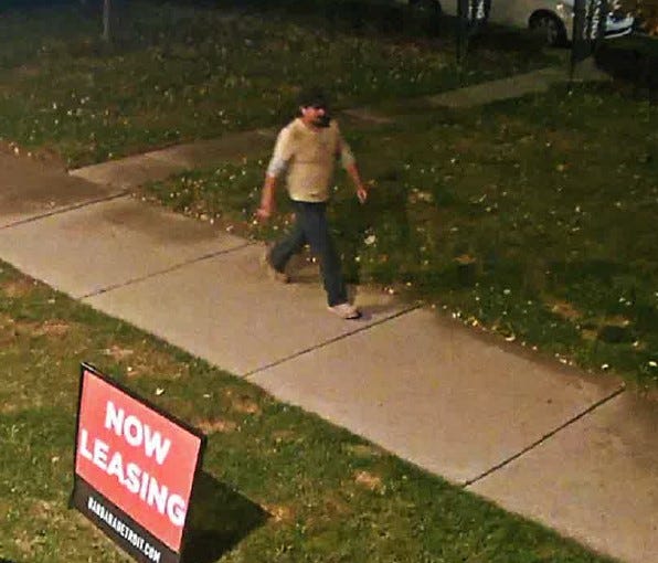 Suspect in Detroit home arson is pictured