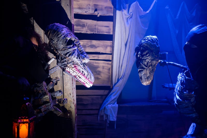 Scene from puppet show "Advantages of the removal of the sick"
