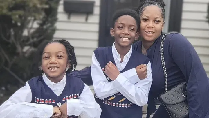 GoFundMe photo of Ashley Elkins and family