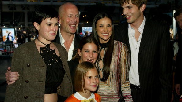 Ashton Kutcher Shares Sweet Details About His Relationship With Demi Moore's Daughters