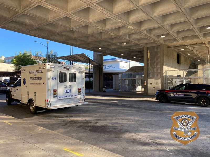 Police shooting, bus station