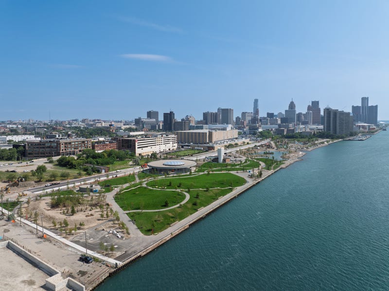 Aerial view of Ralph C. Wilson Jr. Centennial Park