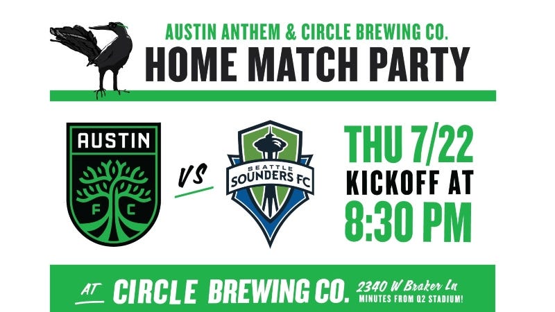 Austin FC vs Seattle Sounders FC / Austin Anthem